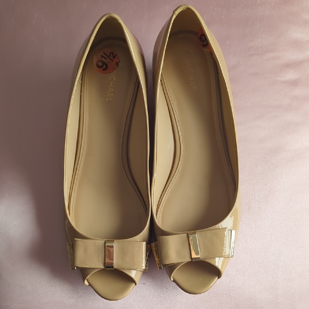 Michael Kors Nide Patent Leather Wedge Heels